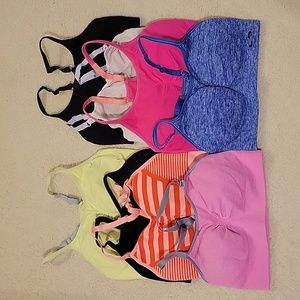 8 sports bras bundle, brand: Champion